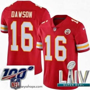 Enchanting 2020 Super Bowl LIV Nike Kansas City Chiefs #16 Len Dawson Red Team Color Vapor Untouchable Limited Player NFL Jersey