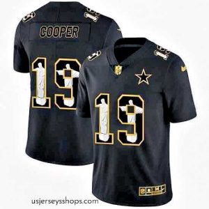 Enchanting Cowboys 19 Amari Cooper Black Jesus Faith Edition Limited Jersey