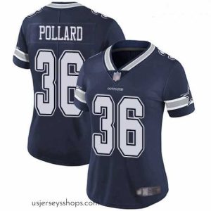 Magnificent Cowboys #36 Tony Pollard Navy Blue Team Color Stitched Football Vapor Untouchable Limited Jersey