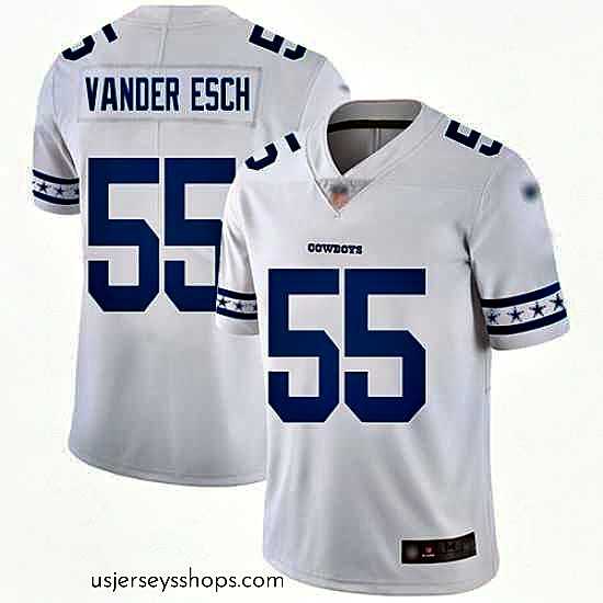 Alluring Cowboys 55 Leighton Vander Esch White Stitched Football Limited Team Logo Fashion Jersey