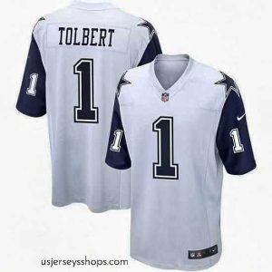 Magnificent Dallas Cowboys 1 Jalen Tolbert Color Rush Vapor Limited Jersey