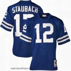 Enchanting Dallas Cowboys 12 R Staubach blue throwback Jersey
