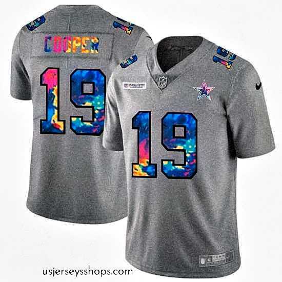 Enchanting Dallas Cowboys 19 Amari Cooper Nike Multi Color 2020 NFL Crucial Catch NFL Jersey Greyheather