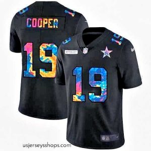 Alluring Dallas Cowboys 19 Amari Cooper Nike Multi Color Black 2020 NFL Crucial Catch Vapor Untouchable Limited Jersey