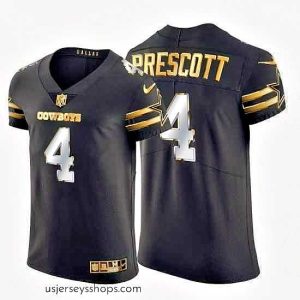 Captivating Dallas Cowboys 4 Dak Prescott Nike Black Edition Vapor Untouchable Elite NFL Jersey