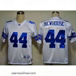Sensational Dallas Cowboys 44 Robert Newhouse Throwback White NFL Jerseys