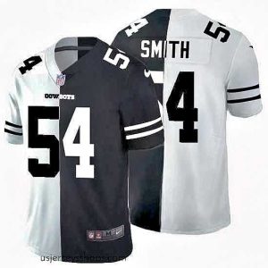 Stellar Dallas Cowboys 54 Jaylon Smith Black V White Peace Split Nike Vapor Untouchable Limited NFL Jersey