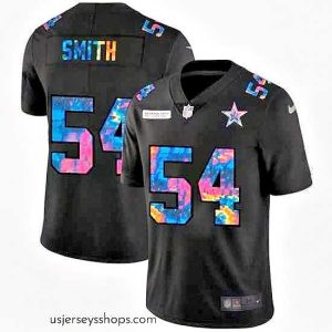 Alluring Dallas Cowboys 54 Jaylon Smith Nike Multi Color Black 2020 NFL Crucial Catch Vapor Untouchable Limited Jersey