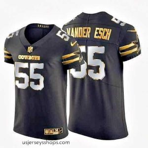 Magnificent Dallas Cowboys 55 Leighton Vander Esch Nike Black Edition Vapor Untouchable Elite NFL Jersey