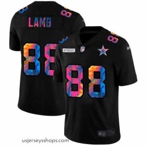 Exquisite Dallas Cowboys 88 CeeDee Lamb Nike Multi Color Black 2020 NFL Crucial Catch Vapor Untouchable Limited Jersey