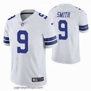 Alluring Dallas Cowboys 9 Jaylon Smith Vapor Limited White Jersey