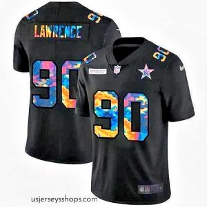 Captivating Dallas Cowboys 90 Demarcus Lawrence Nike Multi Color Black 2020 NFL Crucial Catch Vapor Untouchable Limited Jersey