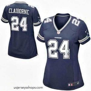 Magnificent Dallas Cowboys Nike #24  Girls Claiborne Game Jersey  Navy Blue