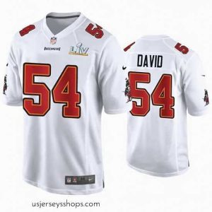 Sensational Lavonte David Buccaneers White Super Bowl Lv Game Fashion Jersey