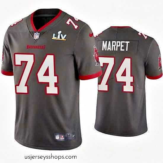 Alluring Ali Marpet Buccaneers Pewter Super Bowl Lv Vapor Limited Jersey