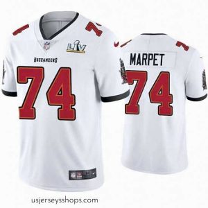 Stellar Ali Marpet Buccaneers White Super Bowl Lv Vapor Limited Jersey
