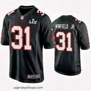 Enchanting Antoine Winfield Jr. Buccaneers Black Super Bowl Lv Game Fashion Jersey