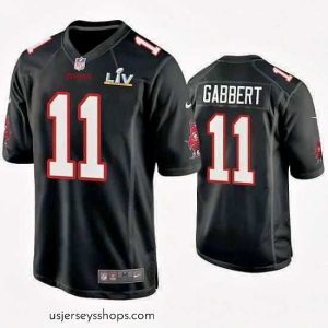 Stunning Blaine Gabbert Buccaneers Black Super Bowl Lv Game Fashion Jersey