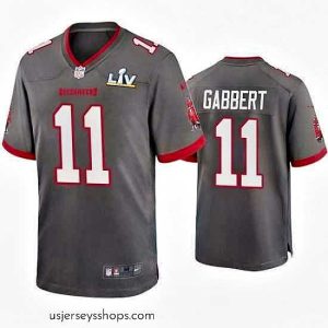 Glamorous Blaine Gabbert Buccaneers Pewter Super Bowl Lv Game Jersey