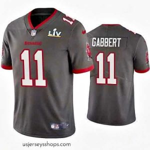 Stunning Blaine Gabbert Buccaneers Pewter Super Bowl Lv Vapor Limited Jersey