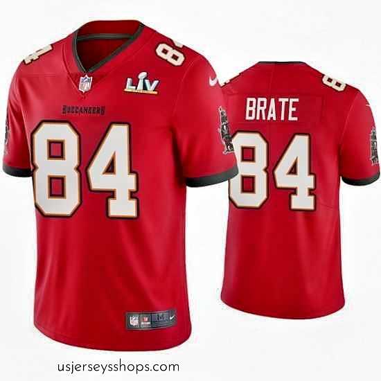 Alluring Cameron Brate Buccaneers Red Super Bowl Lv Vapor Limited Jersey