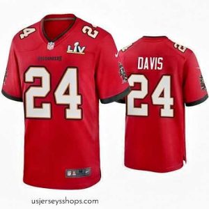Captivating Carlton Davis Buccaneers Red Super Bowl Lv Game Jersey