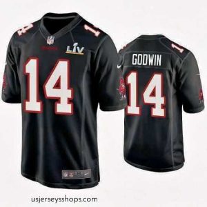 Glamorous Chris Godwin Buccaneers Black Super Bowl Lv Game Fashion Jersey