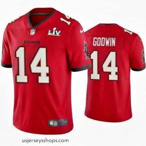 Breathtaking Chris Godwin Buccaneers Red Super Bowl Lv Vapor Limited Jersey