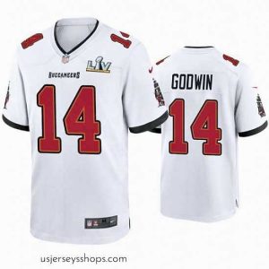 Glamorous Chris Godwin Buccaneers White Super Bowl Lv Game Jersey