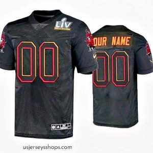 Sensational Custom Tampa Bay Buccaneers Black Super Bowl Lv Jersey