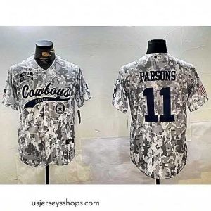 Captivating Dallas Cowboys 11 2024 Arctic Camo Salute To Service Stitched Baseball Jersey 3