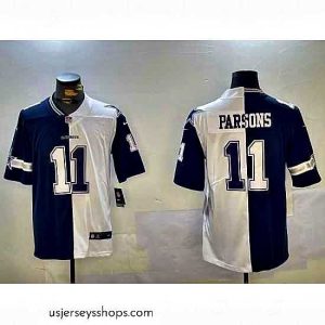Magnificent Dallas Cowboys 11 Cedrick Wilson White Navy Vapor Limited Stitched Jersey 5