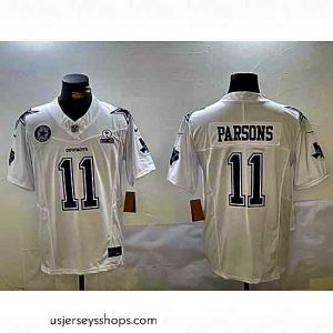 Enchanting Dallas Cowboys 11 Micah Parsons 2024 White F.U.S.E  With Established In 1960 Patch Stitched Football Jersey 2