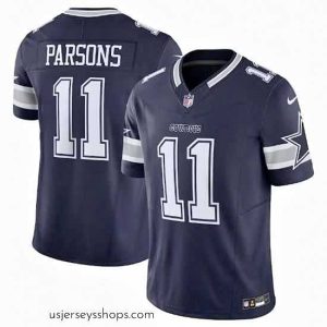 Sensational Dallas Cowboys 11 Micah Parsons Navy 2023 F.U.S.E  Limited Stitched Football Jersey