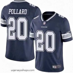 Exquisite Dallas Cowboys 20 Tony Pollard Blue Stitched Football Vapor Untouchable Limited Jersey