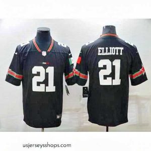 Stunning Dallas Cowboys 21 Ezekiel Elliott Mexico Version Vapor Limited Stitched NFL Jersey