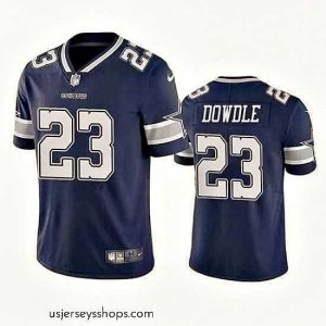 Breathtaking Dallas Cowboys 23 Rico Dowdle Navy Vapor Untouchable Stitched Football Football Jersey