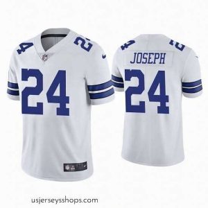 Sensational Dallas Cowboys 24 Kelvin Joseph Dallas Cowboys Vapor Limited White Jersey