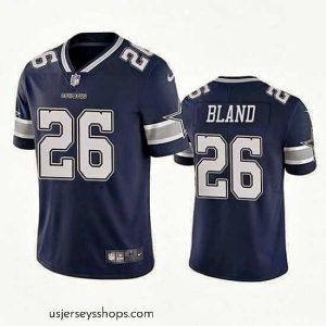 Sensational Dallas Cowboys 26 DaRon Bland Navy Vapor Untouchable Limited Stitched Football Jersey