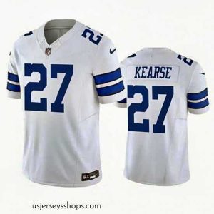 Glamorous Dallas Cowboys 27 Jayron Kearse White 2023 F.U.S.E  Vapor Limited Stitched Football Jersey
