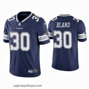 Captivating Dallas Cowboys 30 DaRon Bland Navy Vapor Limited Stitched Jersey