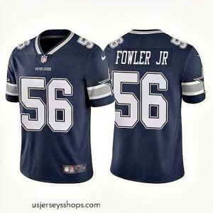 Stellar Dallas Cowboys 56 Dante Fowler Jr  Navy Vapor Limited Stitched Jersey