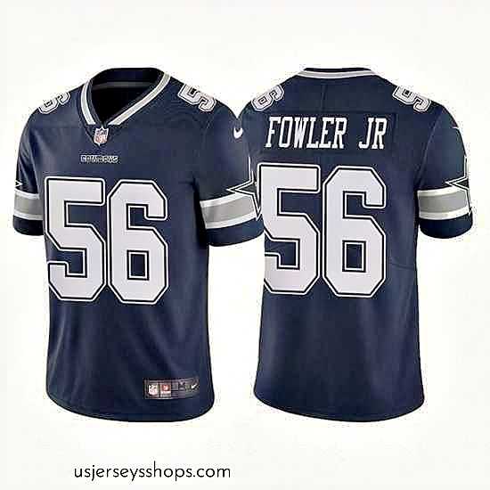 Stellar Dallas Cowboys 56 Dante Fowler Jr Navy Vapor Limited Stitched Jersey