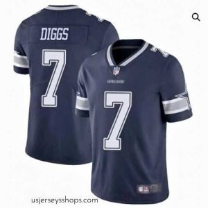 Enchanting Dallas Cowboys #7 Trevon Diggs 2021 Navy Vapor Limited Stitched Jersey