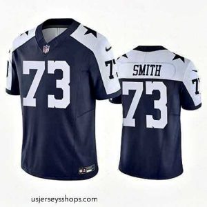 Alluring Dallas Cowboys 73 Tyler Smith Navy 2023 F.U.S.E  Vapor Limited Stitched Football Jersey