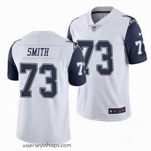 Captivating Dallas Cowboys 73 Tyler Smith White Color Rush Limited Stitched jersey
