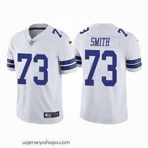 Alluring Dallas Cowboys 73 Tyler Smith White Vapor Limited Stitched Jersey