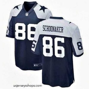 Exquisite Dallas Cowboys 86 Luke Schoonmaker Tony Pollard Navy Color Rush Limited Stitched Jersey