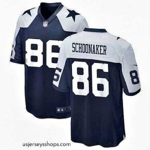 Alluring Dallas Cowboys 86 Luke Schoonmaker Tony Pollard Navy Color Rush Limited Stitched Jersey