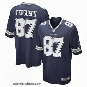 Exquisite Dallas Cowboys 87 Jake Ferguson Blue vapor limited Stitched Jersey